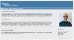 Desktop Screenshot of christian-kray.de